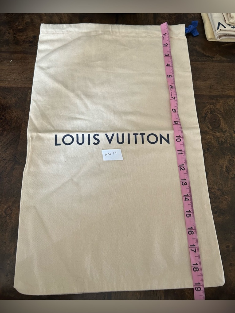 Louis Vuitton Dust Bag 12 x 19 - Picture 2 of 2